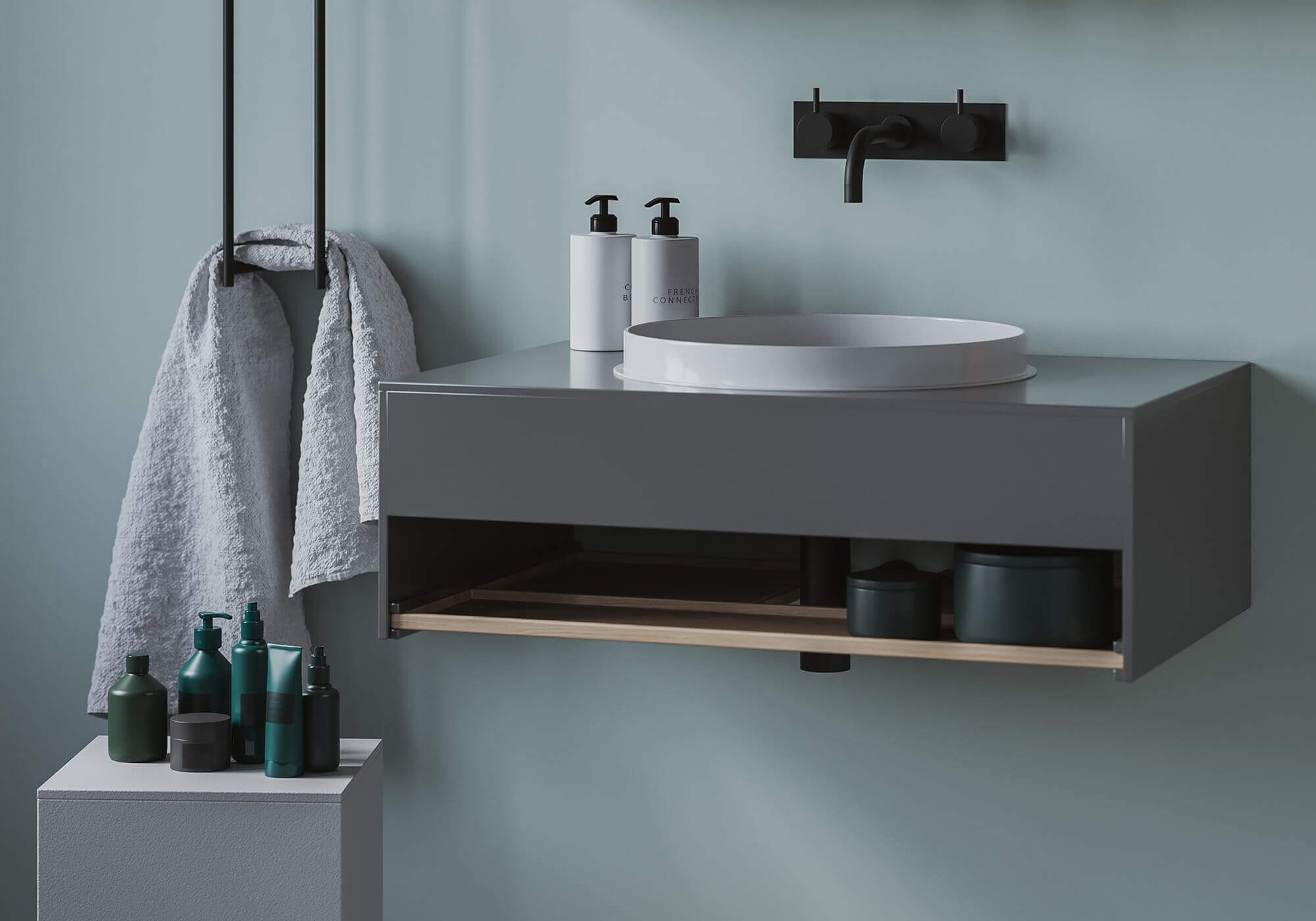 Free 3D model. Decor and items for the bathroom. Download for free.