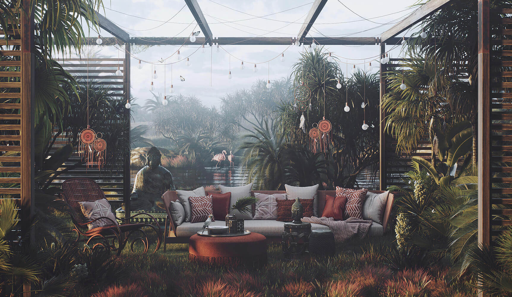 Anna Fedyukina 3D render of interior exterior